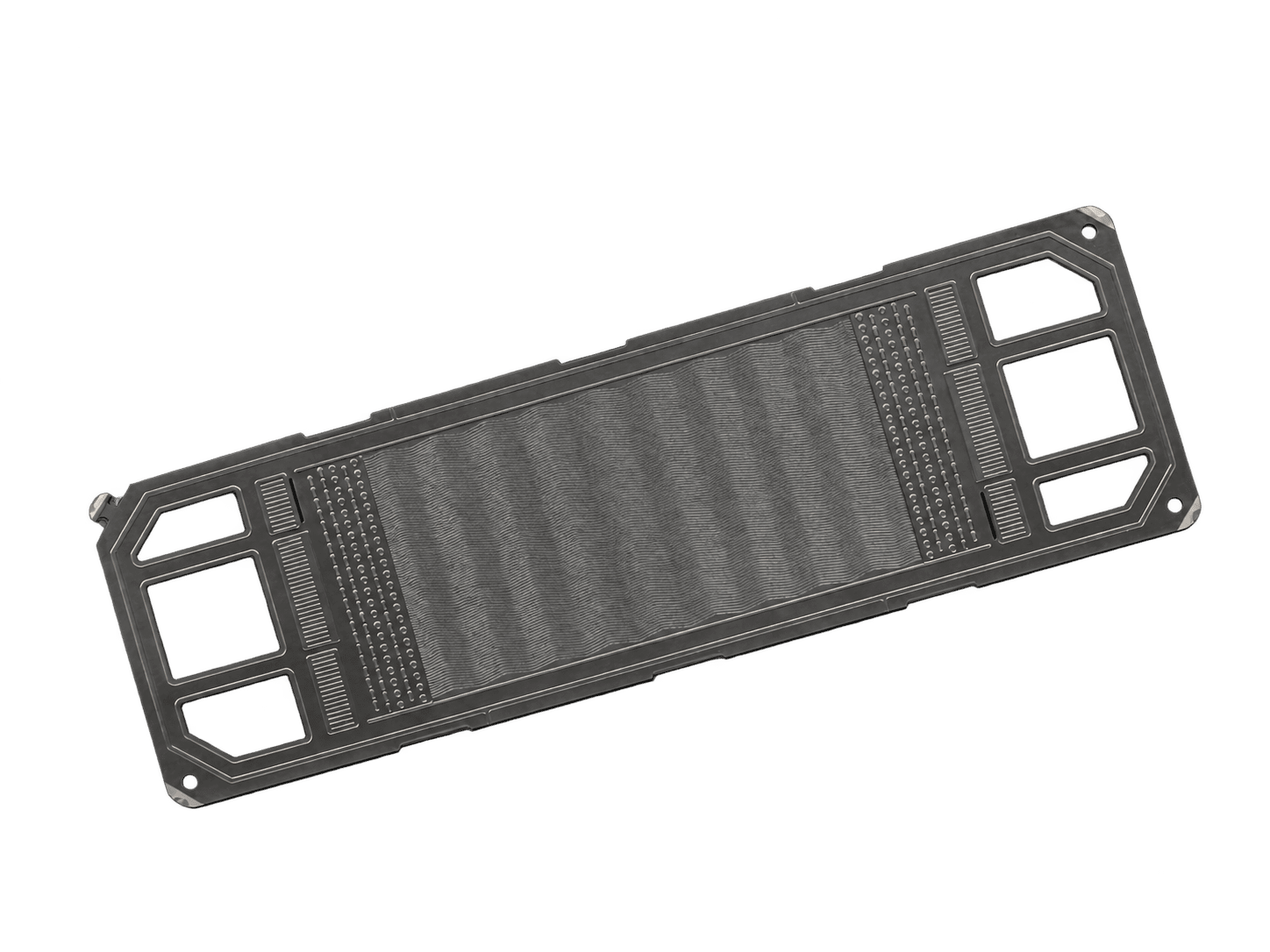 Metallic bipolar plate for PEM fuel cell coating applications