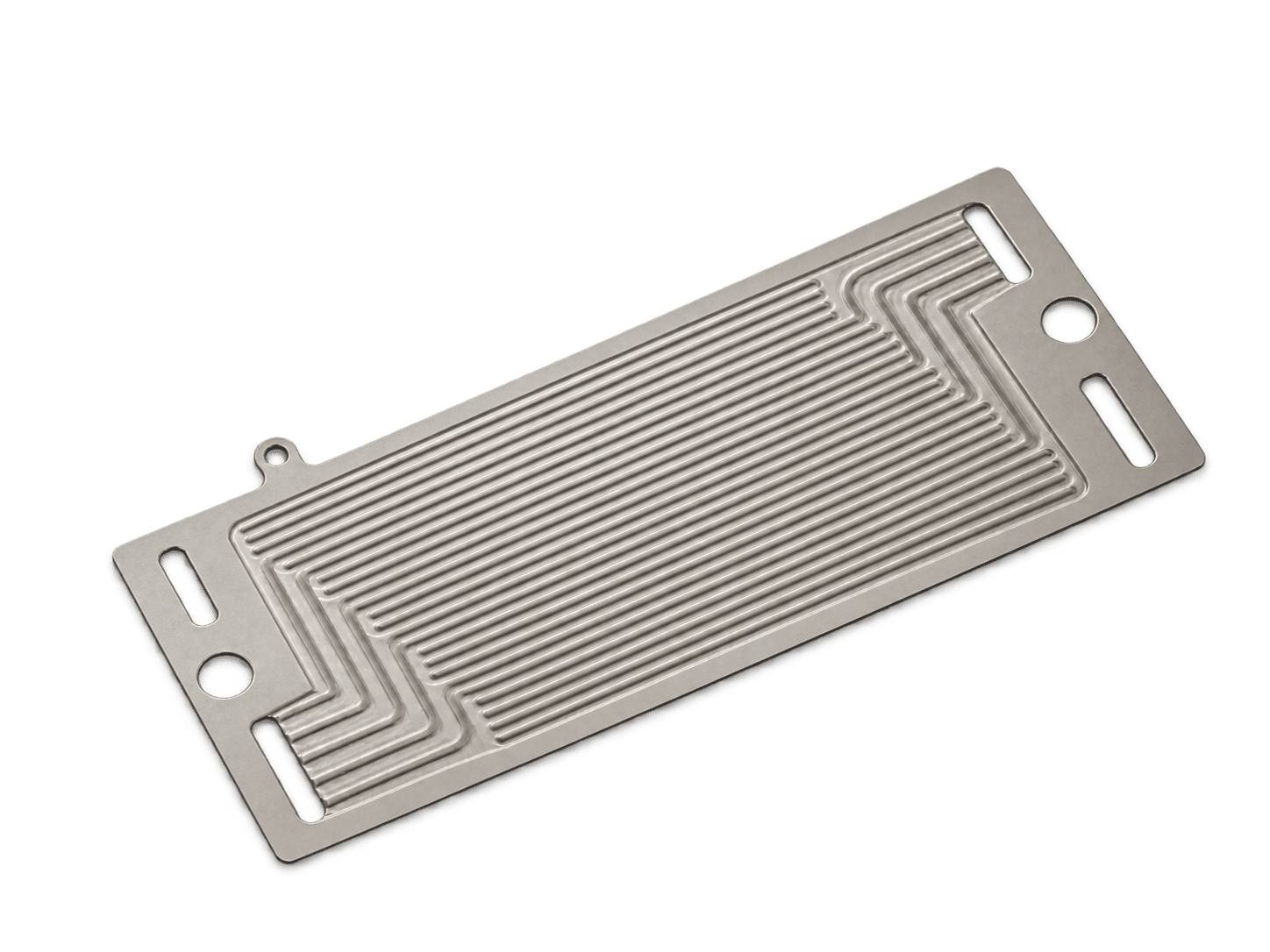 Bipolar plate for PEM electrolysers
