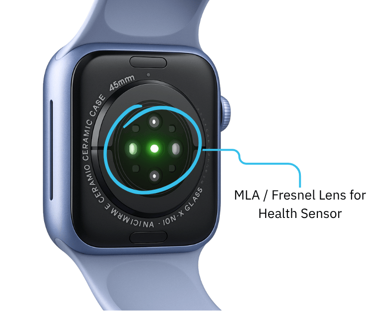 Smart Watch with MLA/Fresnel