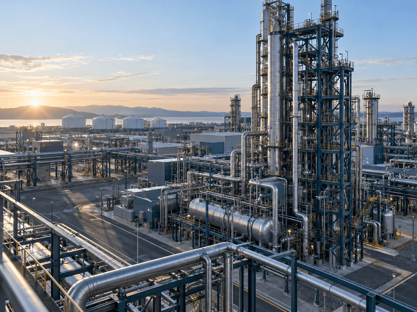 Large-scale ammonia synthesis infrastructure