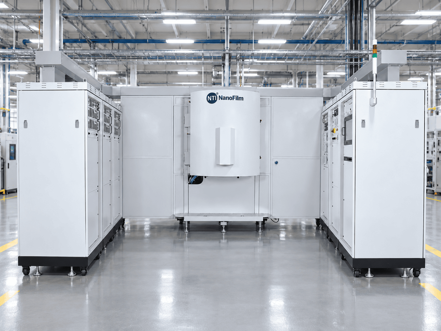 Manufacturing setting with Nanofilm reference batch coating equipment