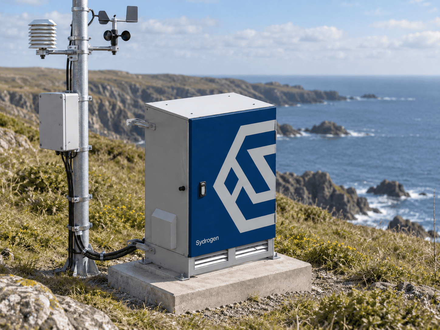 Illustrative KZ300 Turnkey installation for remote field systems, based on supplied SydroPOWER product artwork