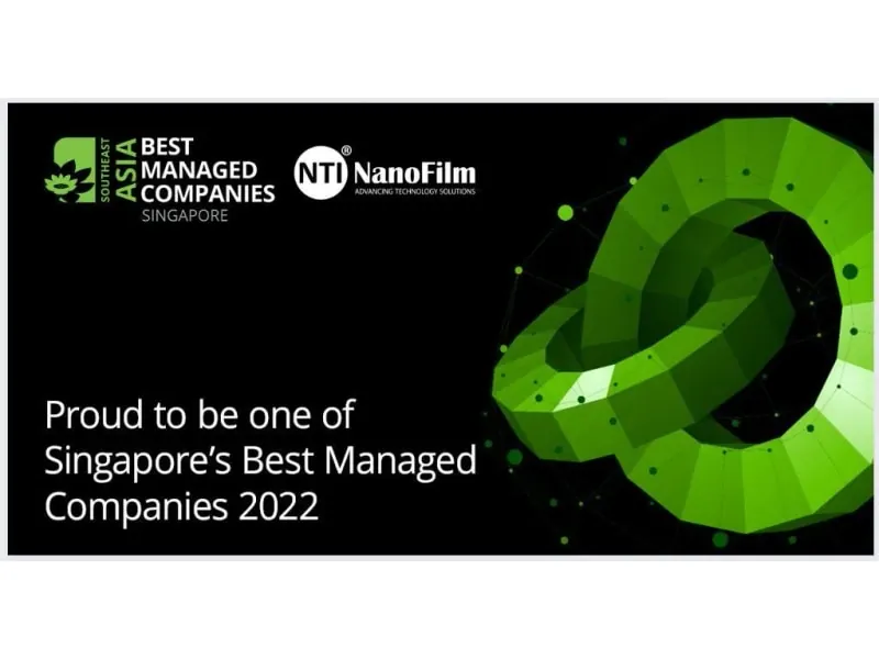 Article image: Nanofilm Wins Singapore’s Best Managed Companies 2022