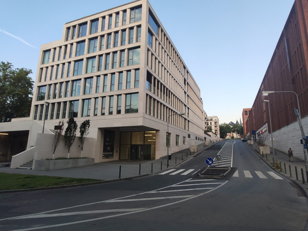 Exterior shown for Nanofilm AM Germany GmbH, Wiesbaden sales office.