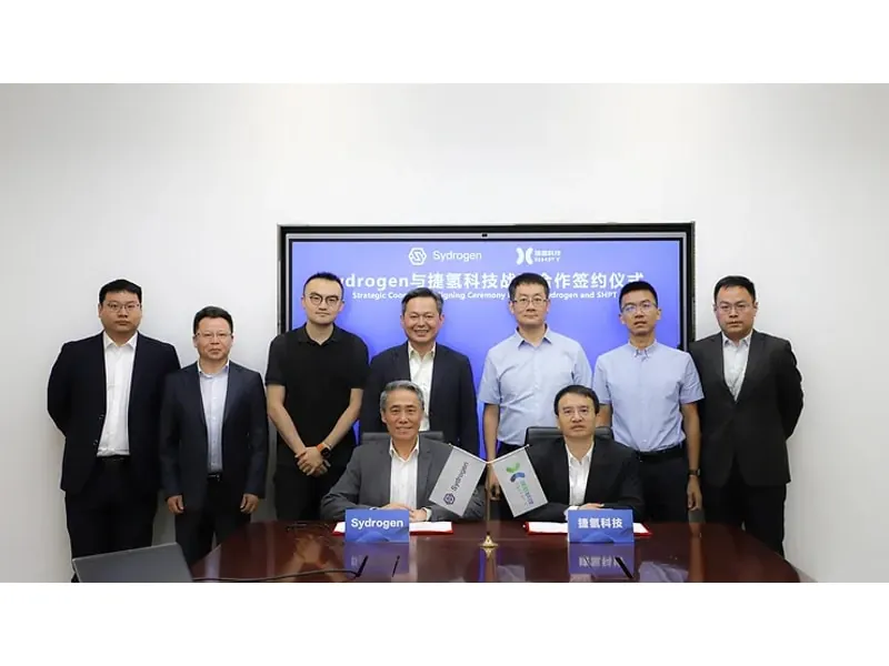 Article image: Sydrogen Energy and Shanghai Hydrogen Propulsion Technology enter into Strategic Partnership