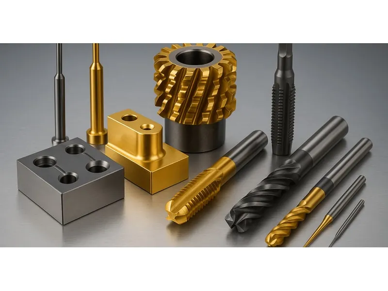 Article image: Extending Tool Life Across Cutting, Forming, and Molding with TiN & AlCrN Coatings.